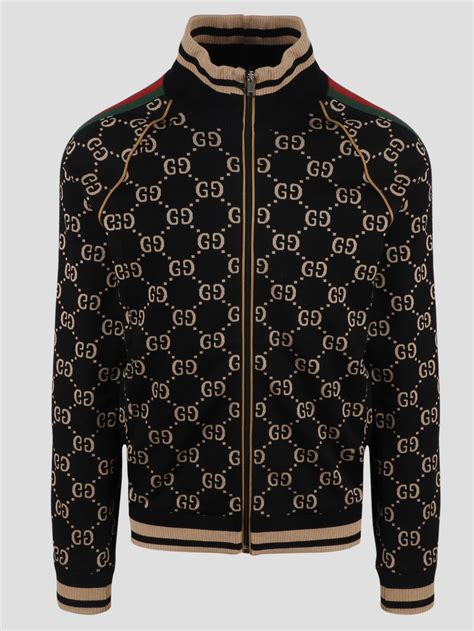 black mens gucci jcket|dark Gucci jackets for men.